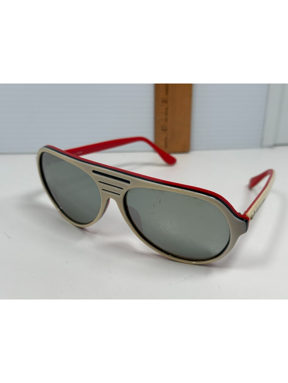 Vintage Solar Pro Optics Mirrored Aviator Sunglasses Japan Unisex 70's Ski